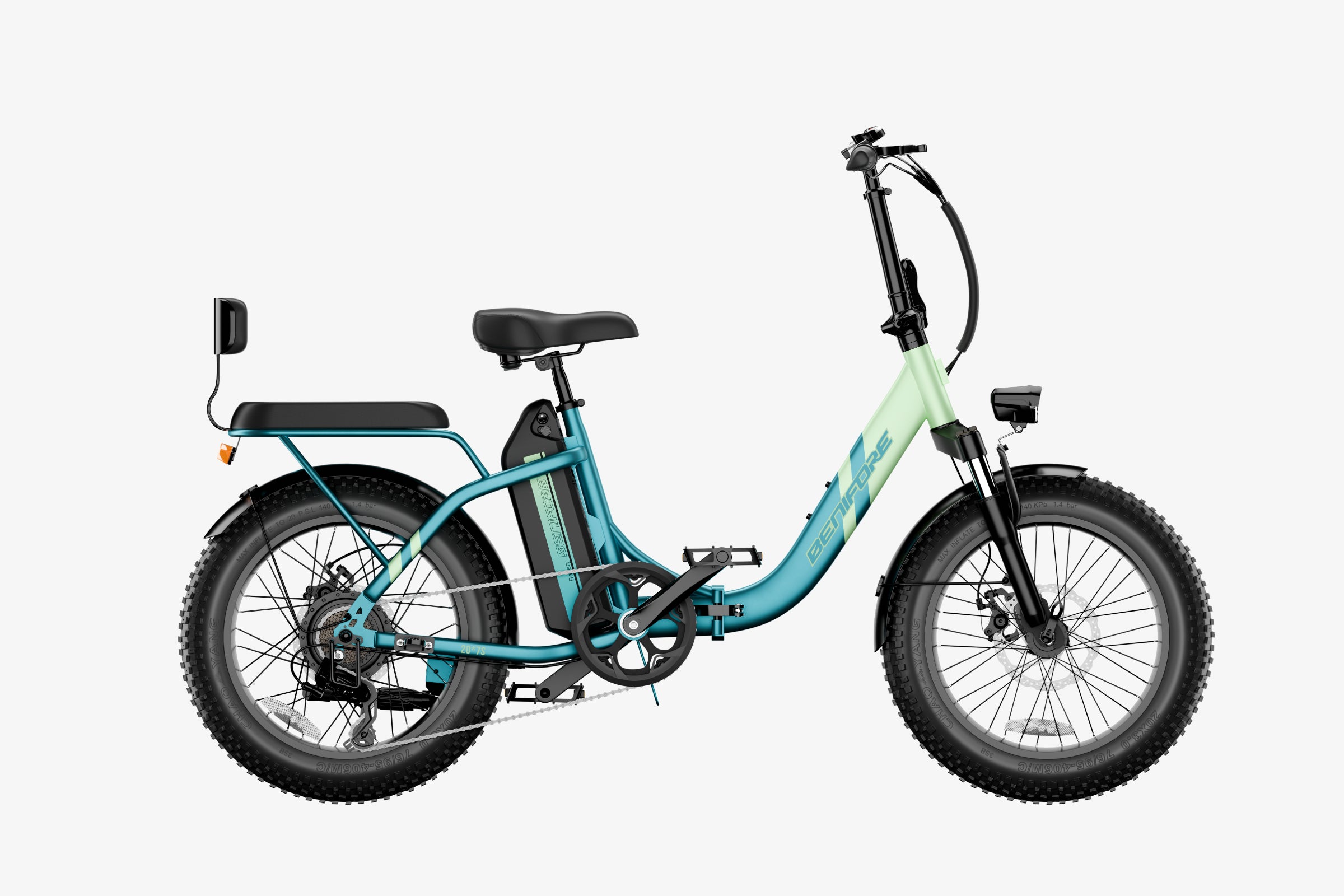 luckeep c23 folding electric bike with seat