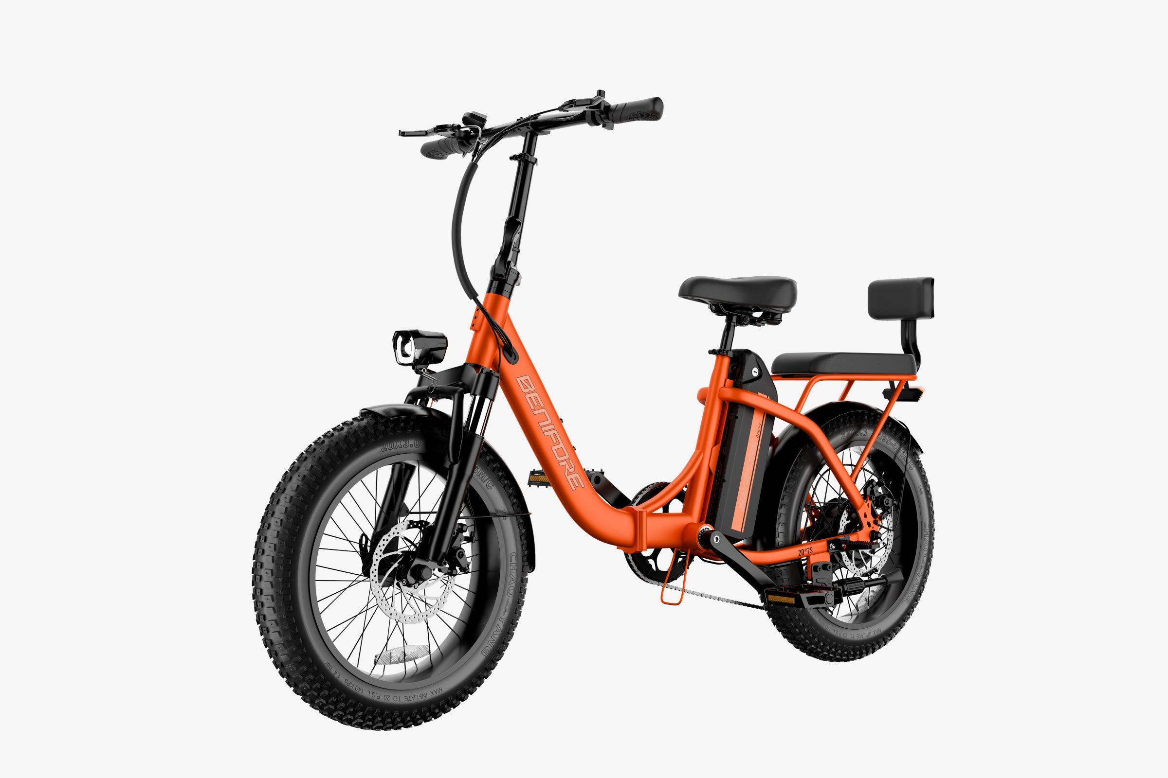 luckeep c23 folding electric bike with kid seat