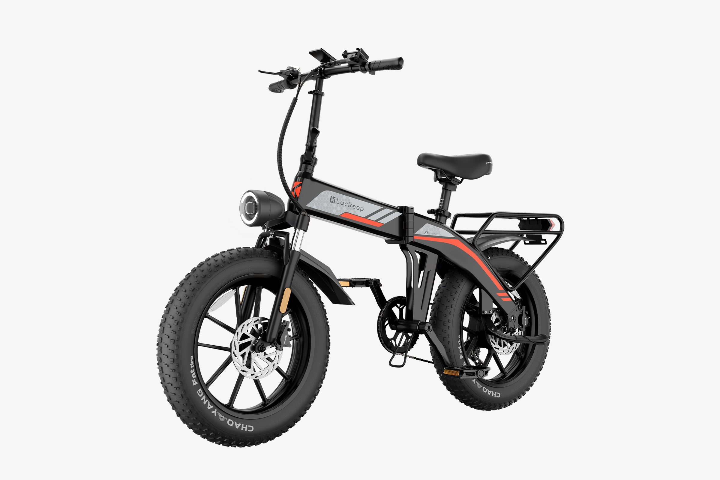 luckeep x1 folding fat tire ebike with NFC