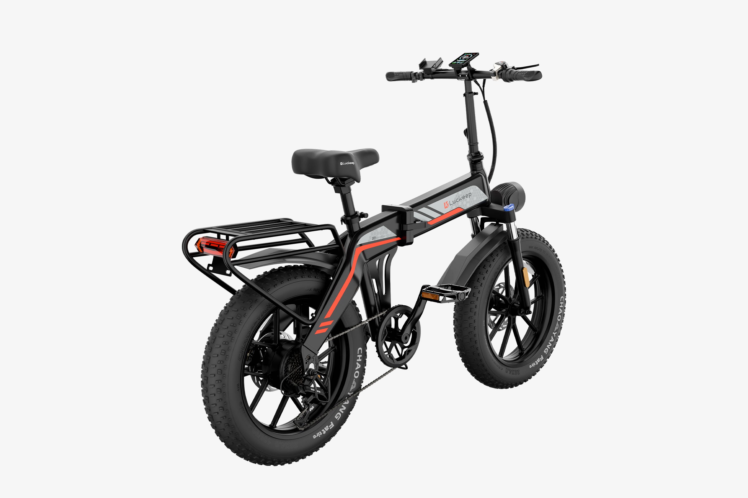 luckeep x1 folding fat tire ebike with hydraulic brake