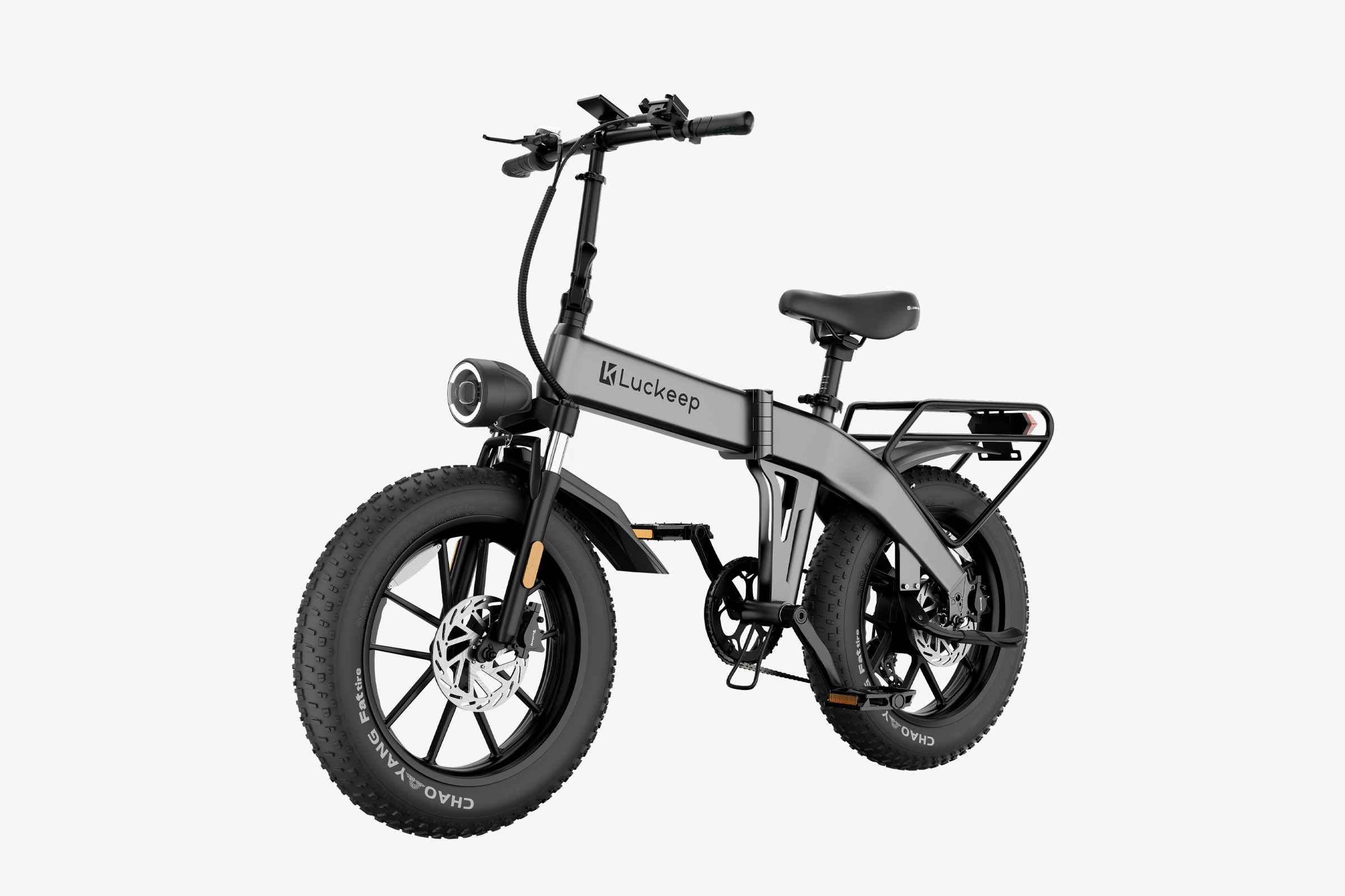 luckeep x1 folding fat tire ebike with throttle