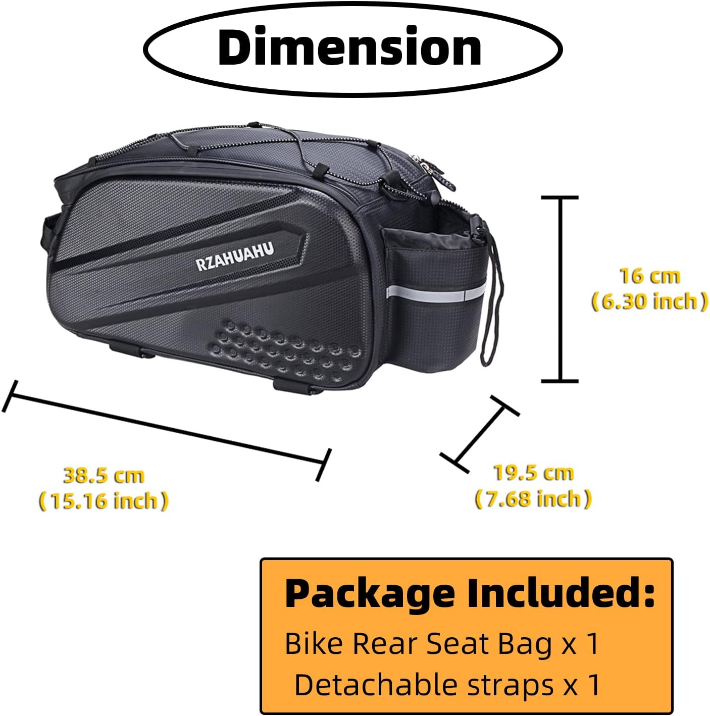Ebike Rear Waterproof Seat Bag