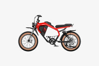 Luckeep M5 Max roja - perfil izquierdo