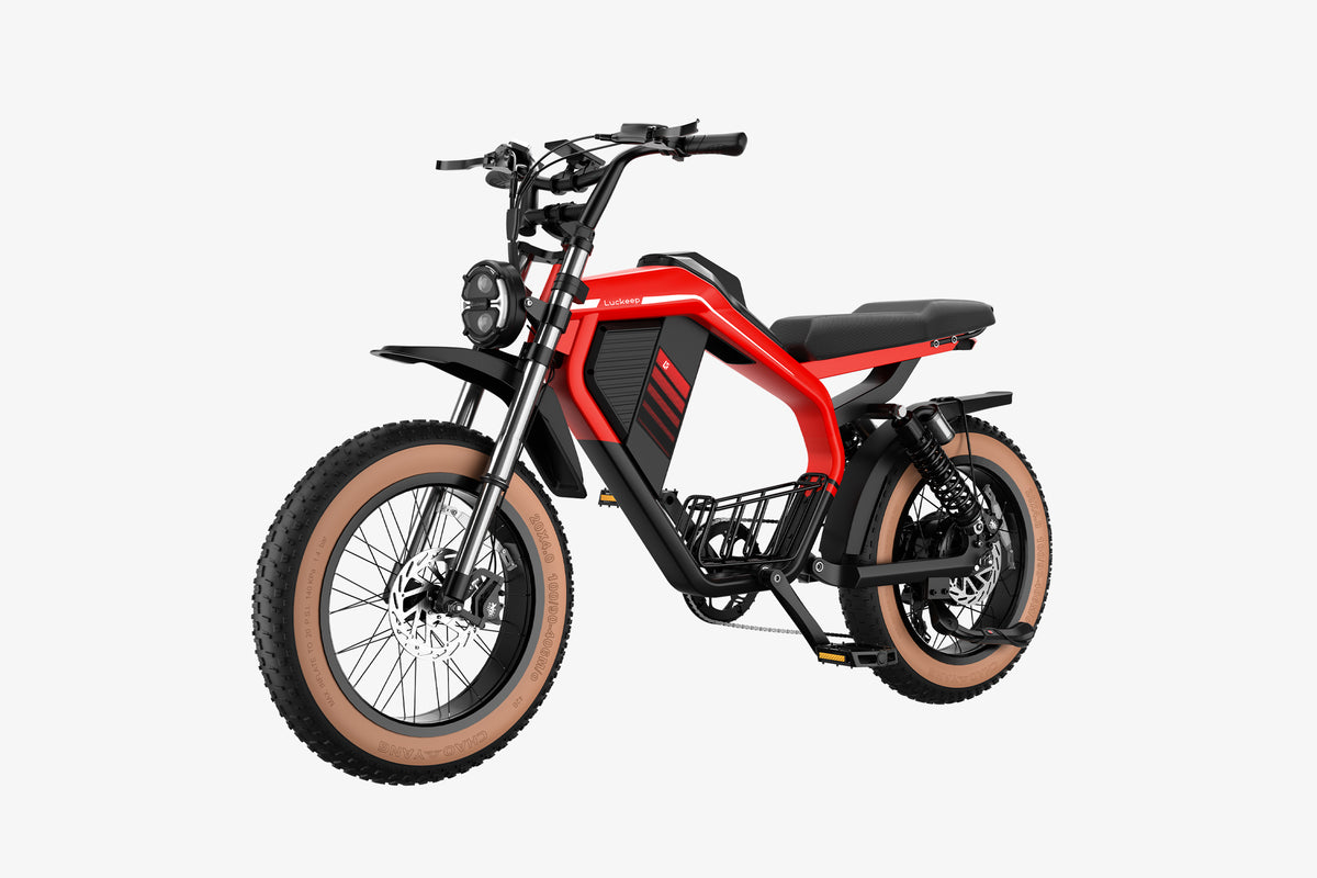 Luckeep M5 Max - moto electrica roja