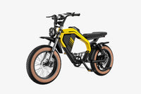 Luckeep M5 Max amarilla - vista tres cuartos