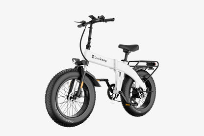 luckeep x1 lite 750 watt folding fat tire ebike