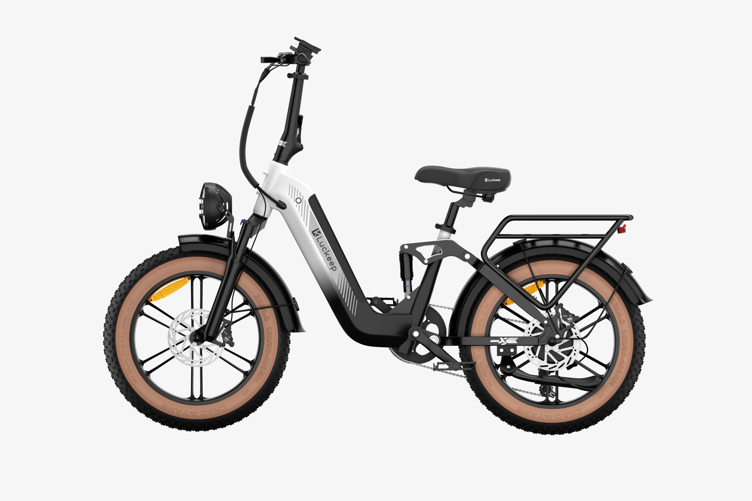 luckeep x3 fat tire full suspension electric bike