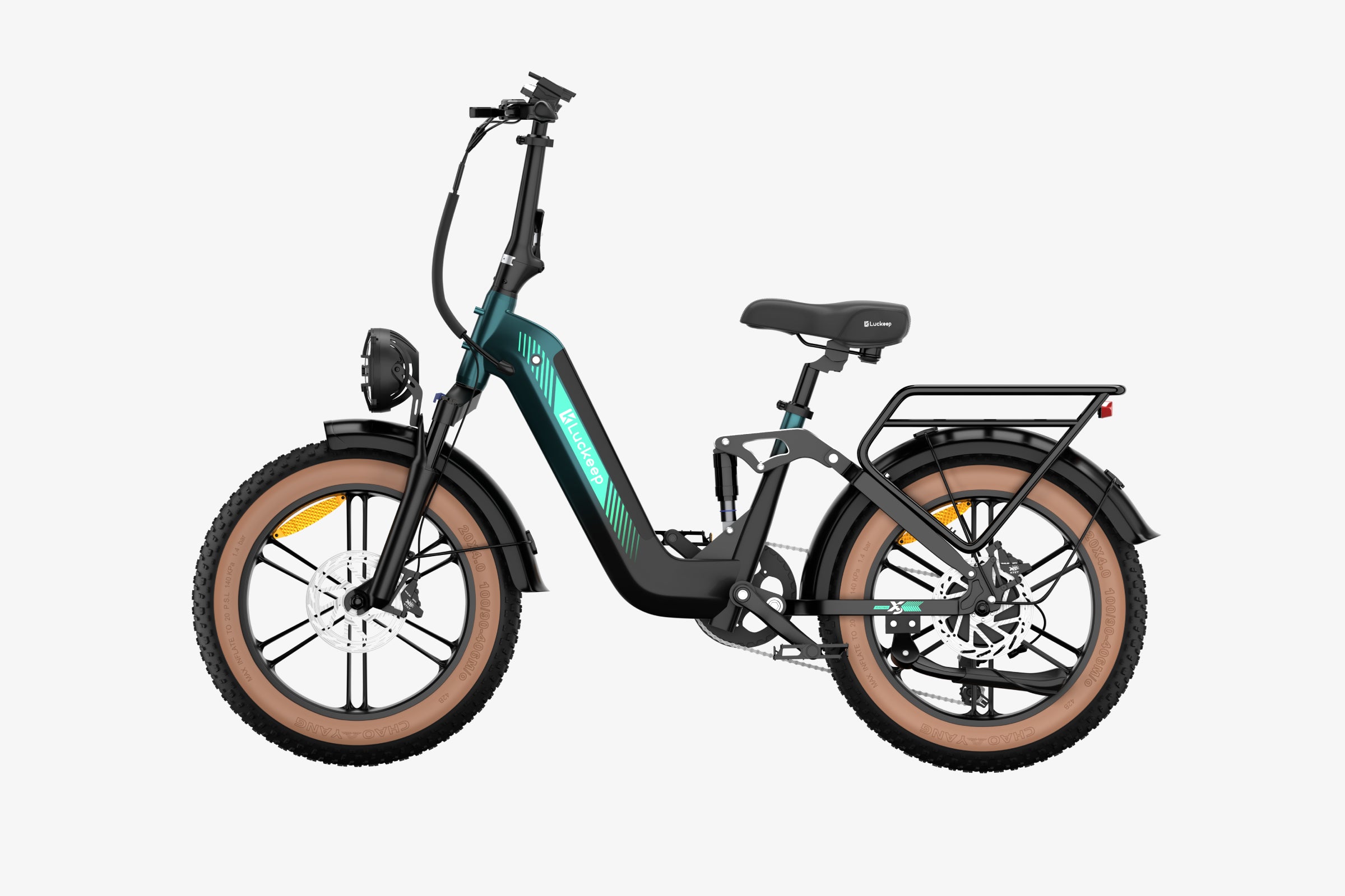 luckeep x3 fat tire full suspension electric bike
