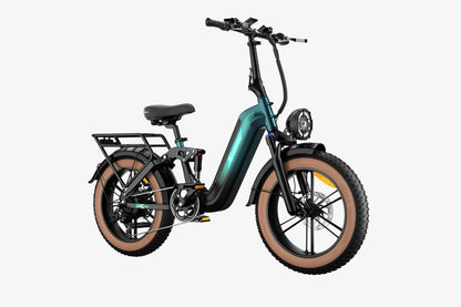 luckeep x3 full suspension electric bike with torque sensor