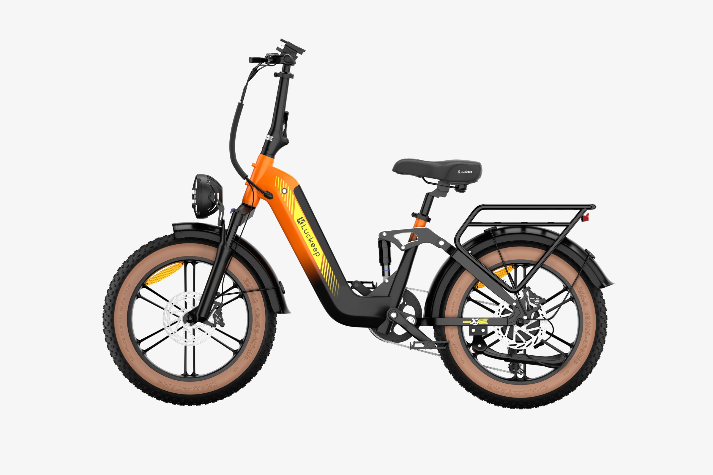 luckeep x3 full suspension electric bike with torque sensor